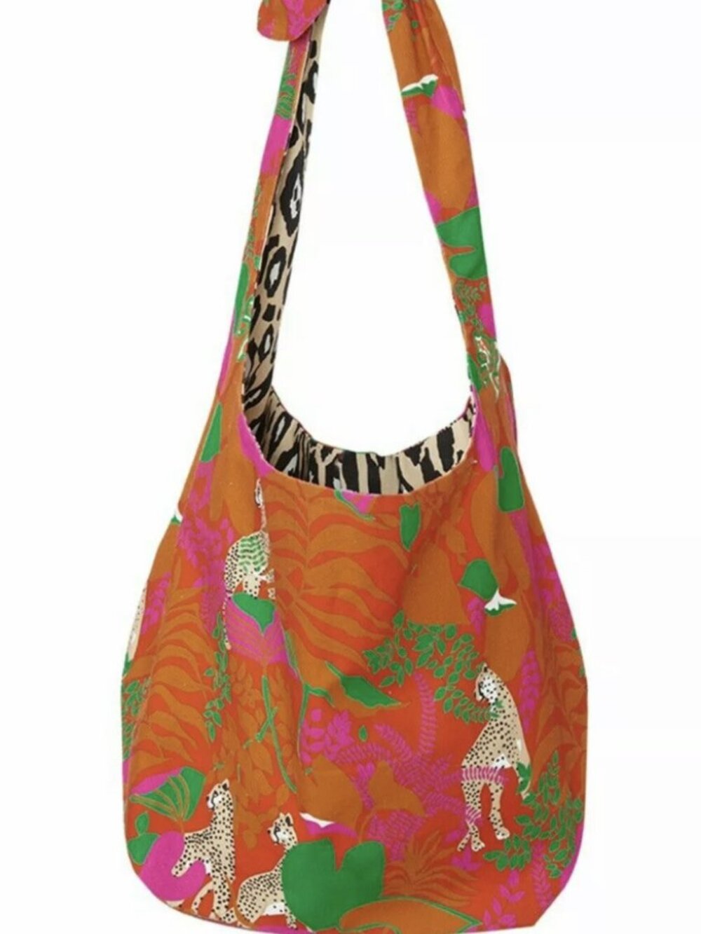 cabi Reversible Tote Bag — Jungle Leopard Print | Wild Side - Picture 14 of 14